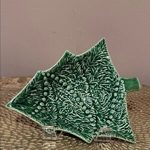 Bordallo Pinheiro Christmas Tree Small Serve Bowl